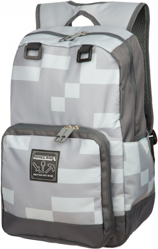 Image of Minecraft Block Backpack Grey
