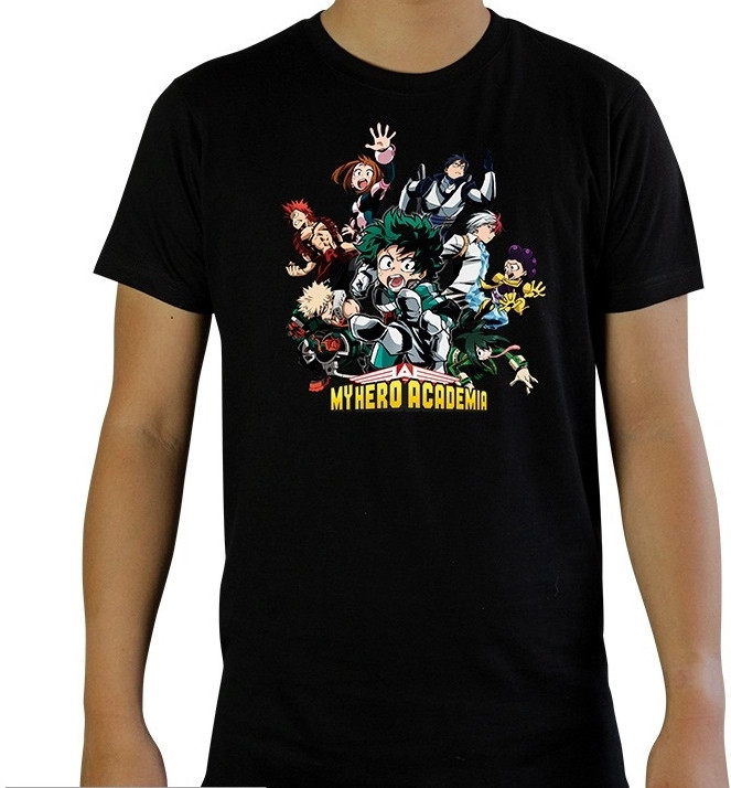 My Hero Academia - Heroes T-Shirt Black