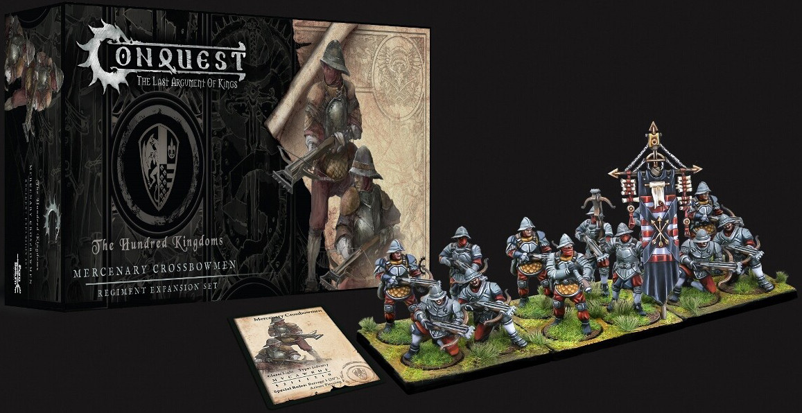 Conquest The Hundred Kingdoms - Mercenary Crossbowmen