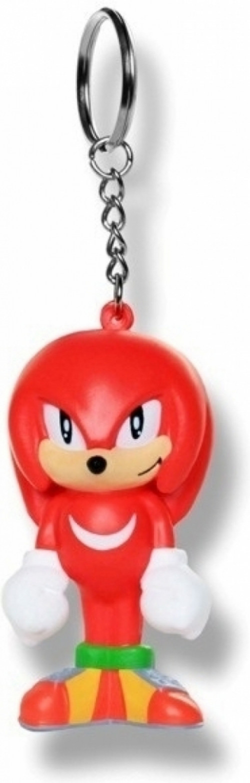 Sonic Squeezable Keychain - Knuckles