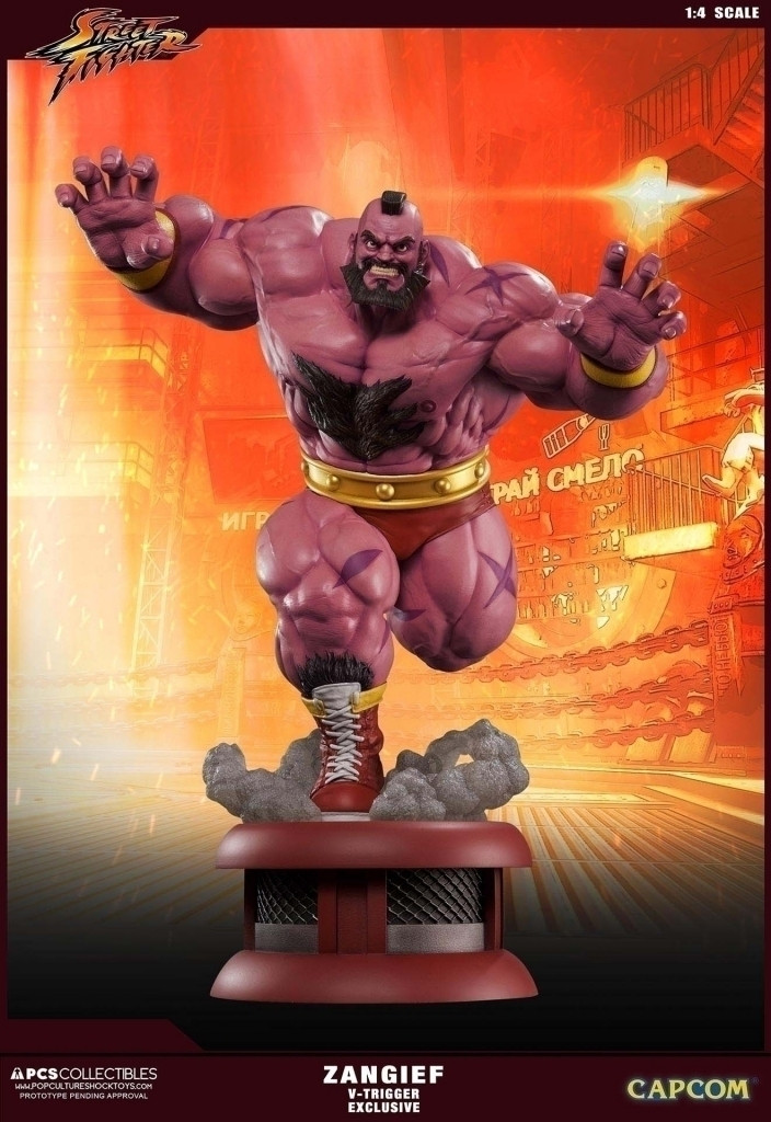 Street Fighter Exclusive V-Trigger Zangief 1 4 Statue