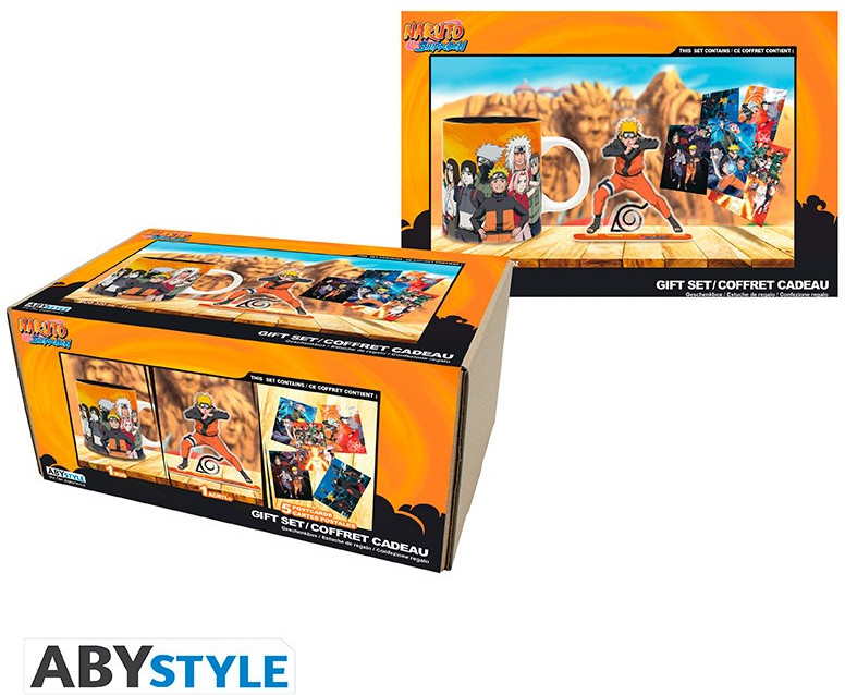 Naruto Shippuden Drinkware & Deco Gift Set afbeelding