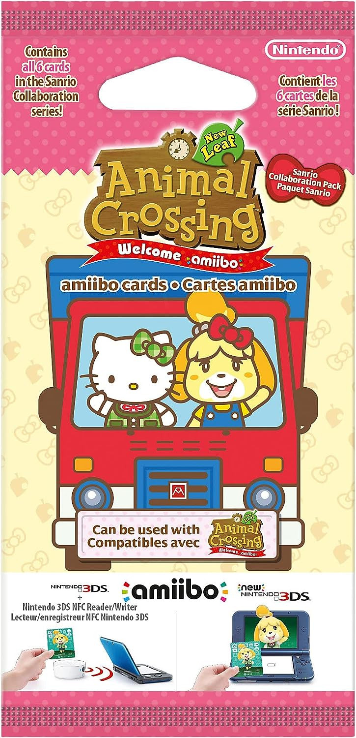 Image of Animal Crossing New Leaf Amiibo Cards Sanrio (1 pakje)
