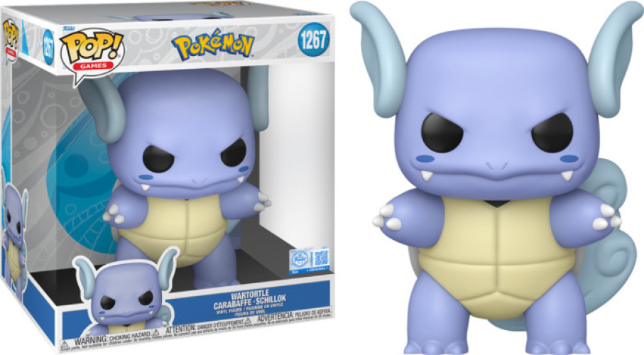 Pokemon Funko Pop Vinyl: Jumbo Wartortle (1267)
