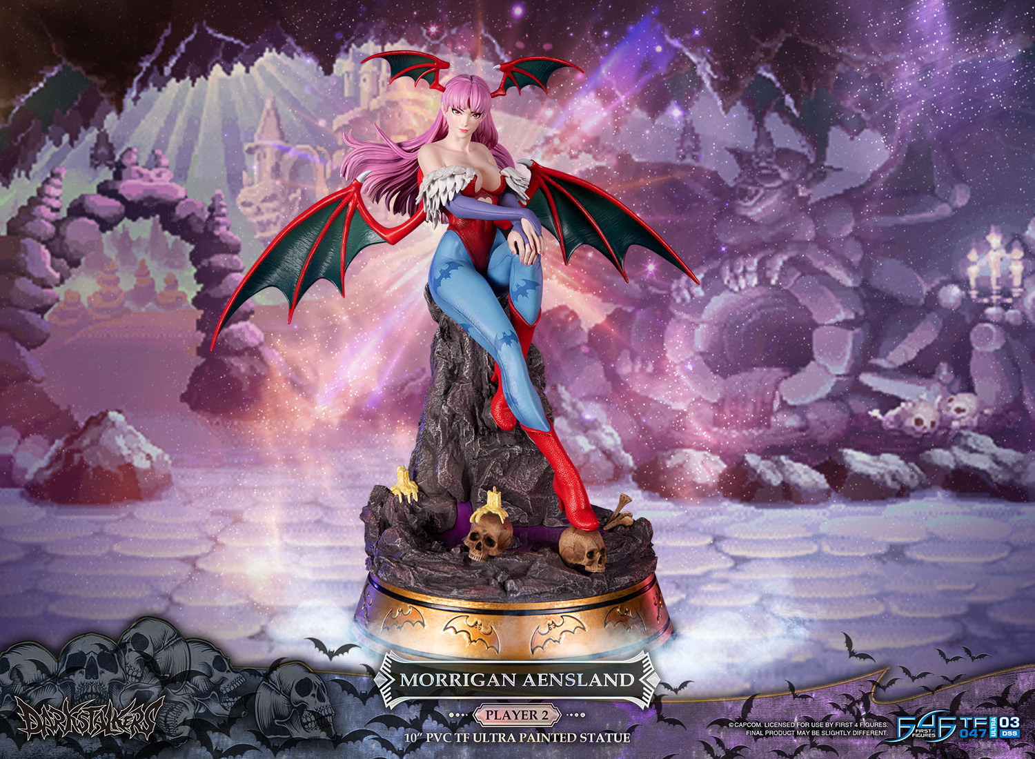 Darkstalkers Resin Statue - Morrigan Aensland (Player 2) (First4Figures)