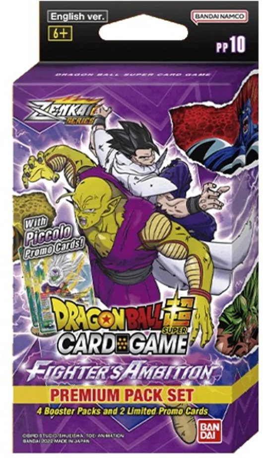 Dragon Ball Super TCG Fighter's Ambition Premium Pack Set