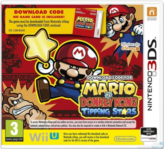 Mario vs Donkey Kong Tipping Stars (Download Code) (verpakking Duits, game Engels)
