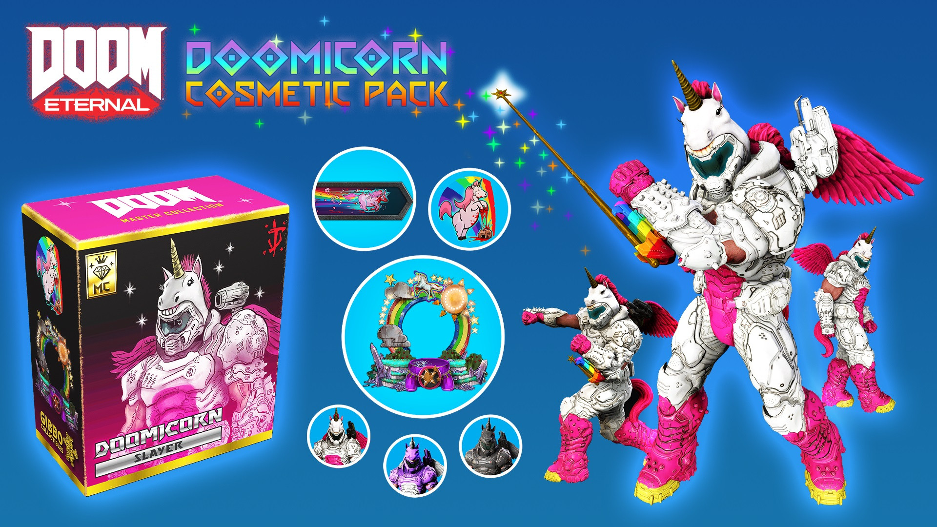 Nintendo AOC DOOM Eternal: DOOMicorn Master Collection Cosmetic Pack DLC (extra content)