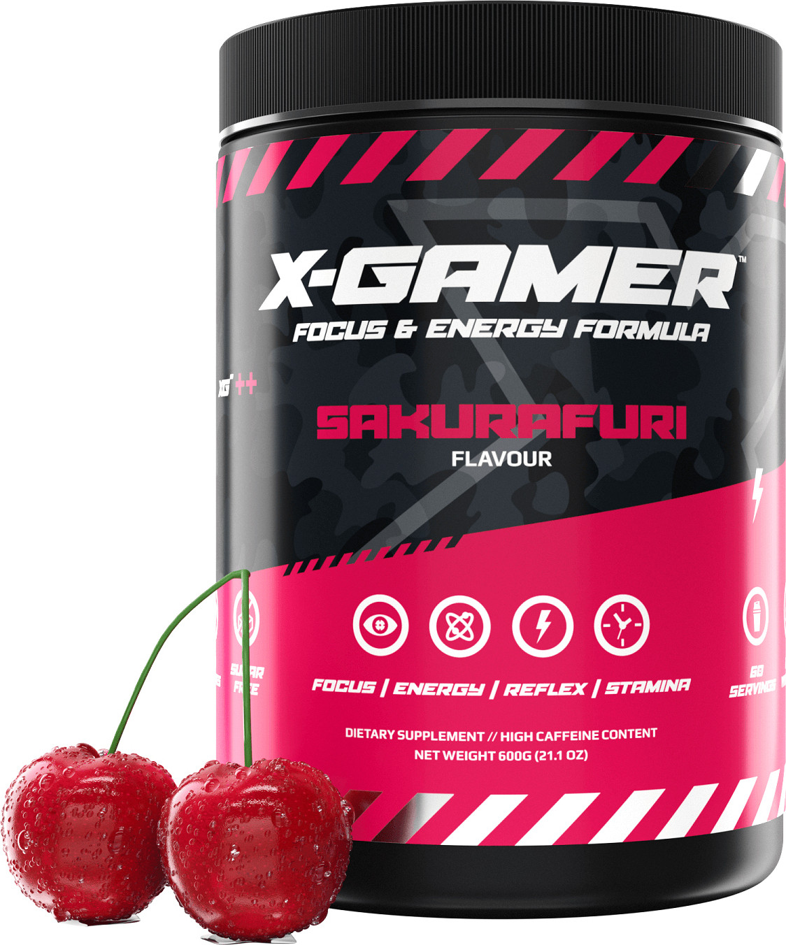 X-Gamer Focus & Energy Formula - Sakurafuri Tub