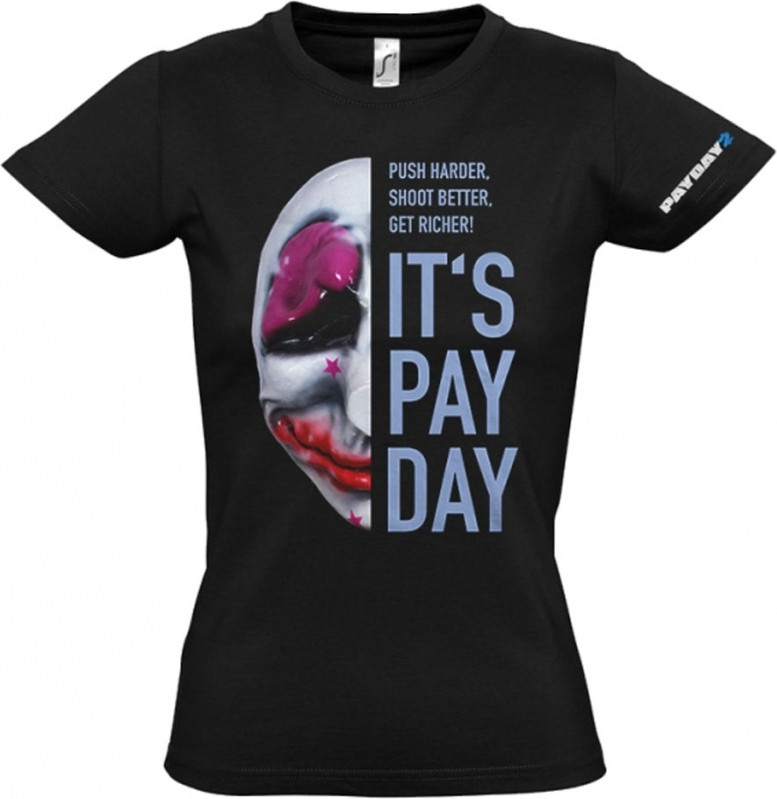 Payday 2 Girl-Shirt Hoxton Mask