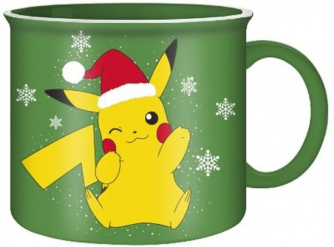 Pokemon - Pikachu Snowflake Holiday Camper Mug