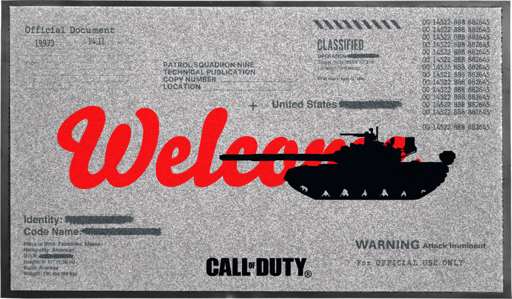 Call of Duty Black Ops Cold War - Welcome Door Mat