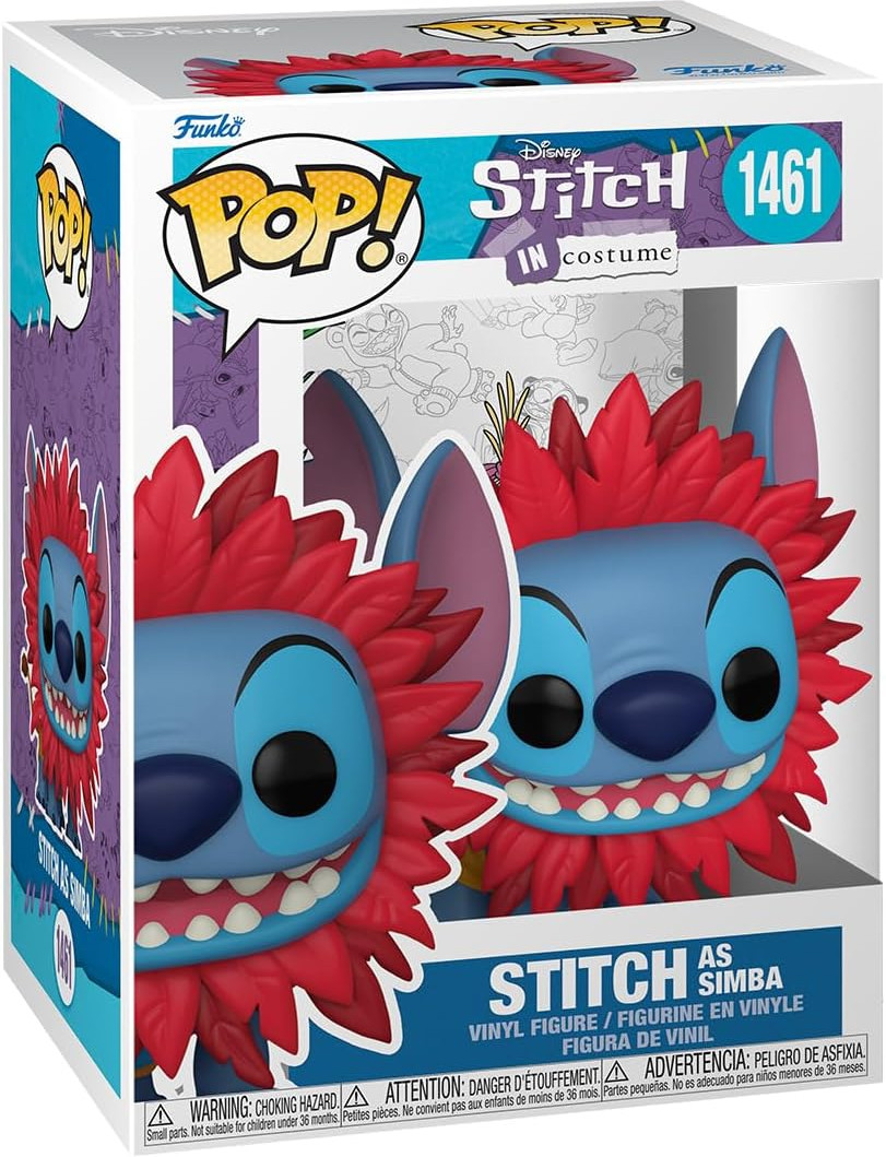 Disney Stitch Costume Funko Pop Vinyl: Stitch as Simba afbeelding