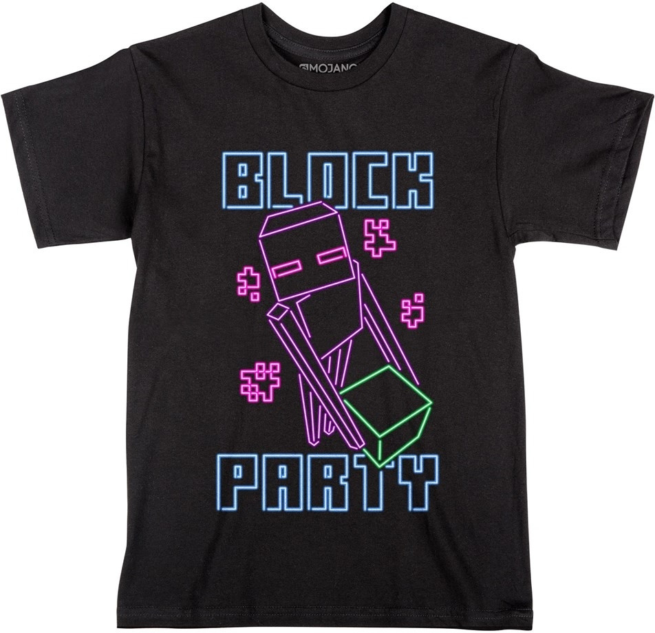 Minecraft - Neon Block Party Youth Tee