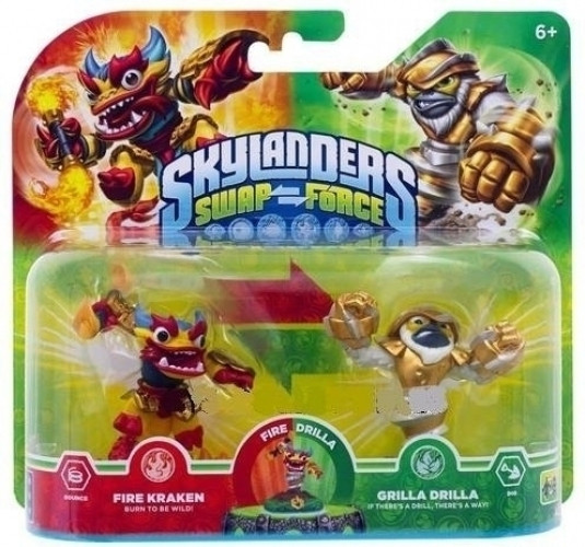 Skylanders Swap Force Double Pack (Fire Kraken/Grilla Drilla)