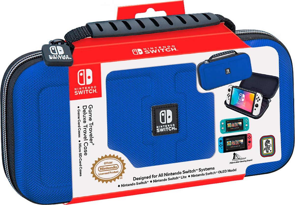 Switch Game Traveler Deluxe Case - Blue