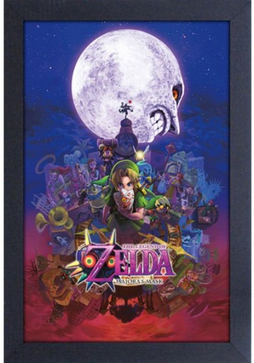 The Legend of Zelda Framed Print - Majora's Mask (46x31cm)