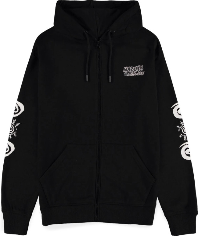 Naruto Shippuden Vest met capuchon -M- Graphic Art Zwart