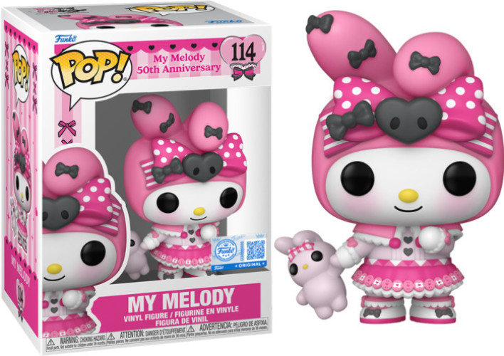 Sanrio: Kuromi 20th Anniversary Funko Pop Vinyl: My Melody (Special Edition) afbeelding