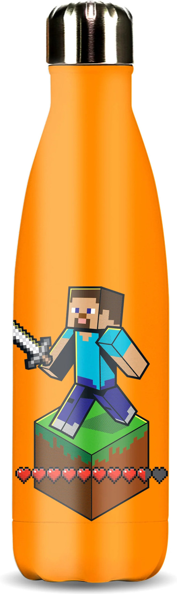 Paladone Minecraft - Steve Orange Water Bottle