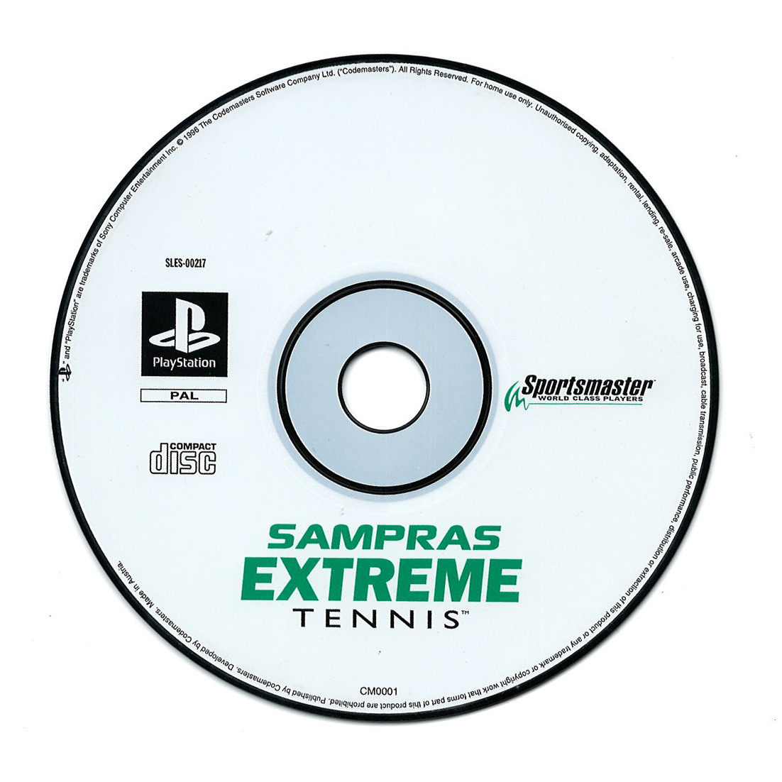 Sampra's Extreme Tennis (losse disc)