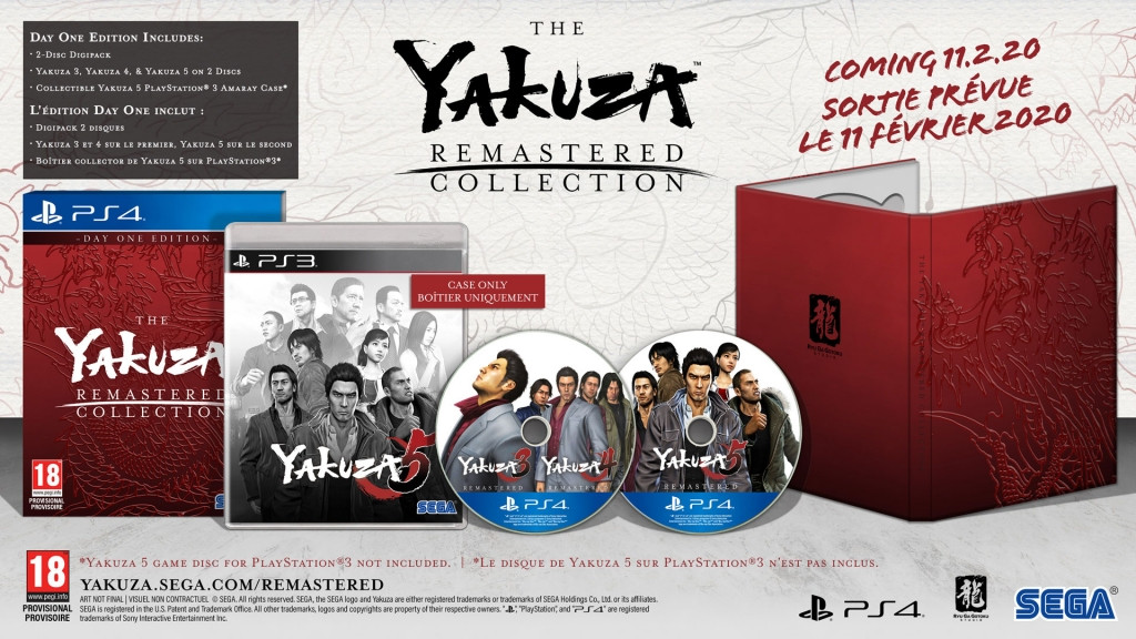 Yakuza Remastered Collection Limited Day One Edition