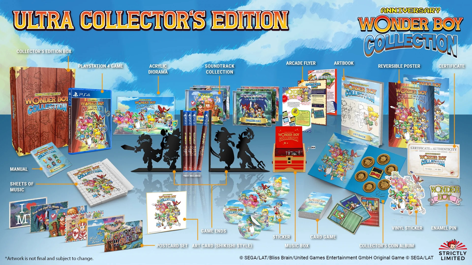Wonder Boy Anniversary Collection Ultra Collector's Edition