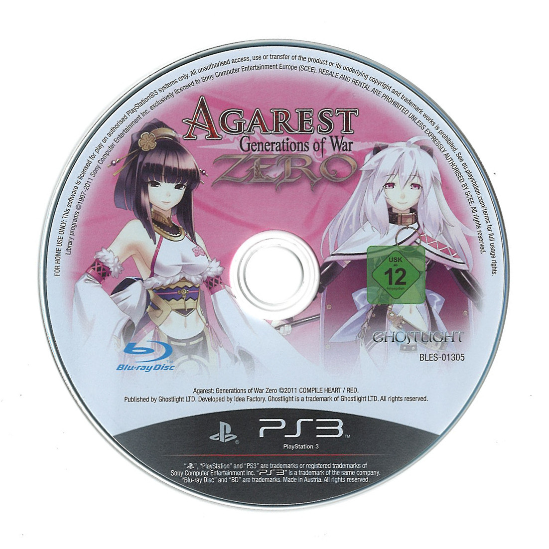 Agarest Generations of War Zero (losse disc)