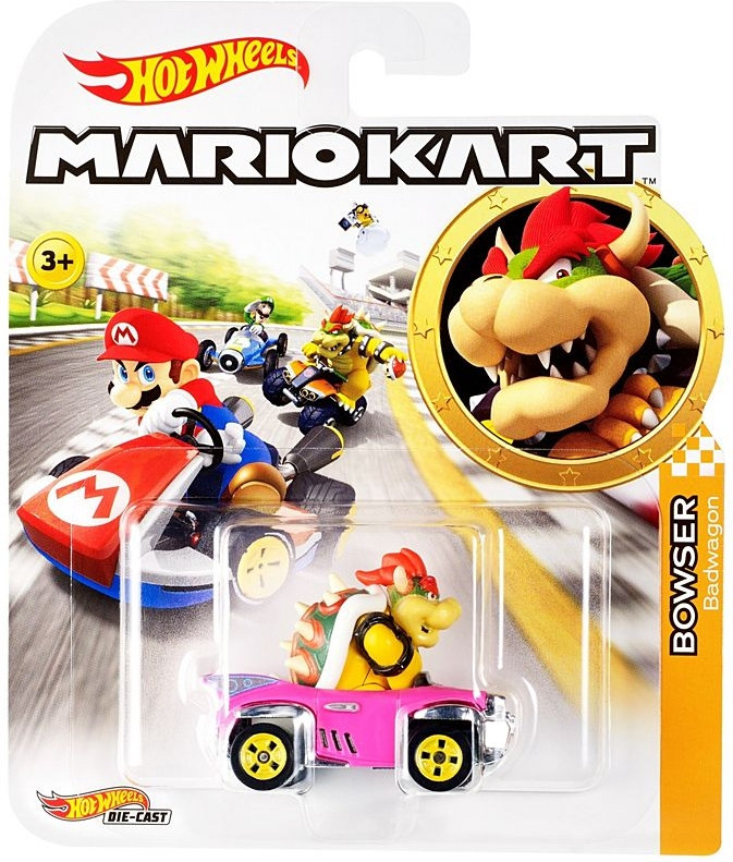 Hot Wheels Mario Kart - Bowser Badwagon Kart afbeelding