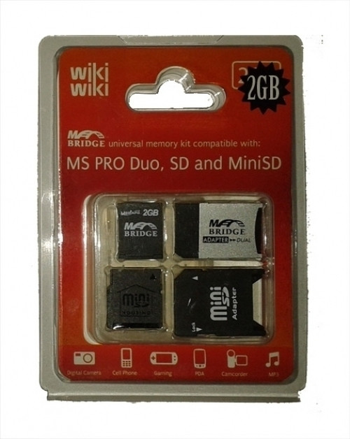 Image of Memory Stick 2 GB + Pro Duo Adapter