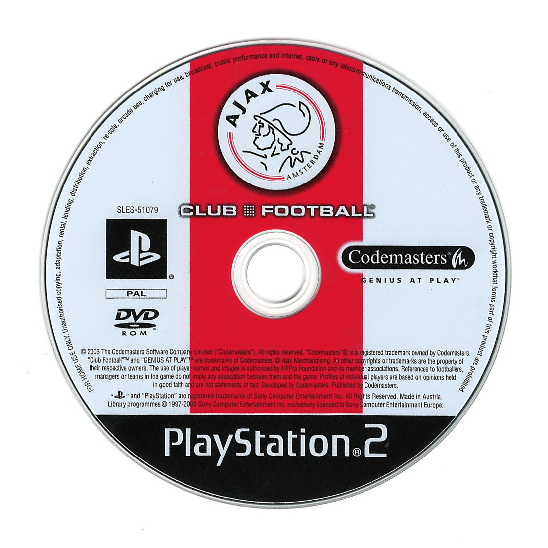 Ajax Club Football (losse disc)