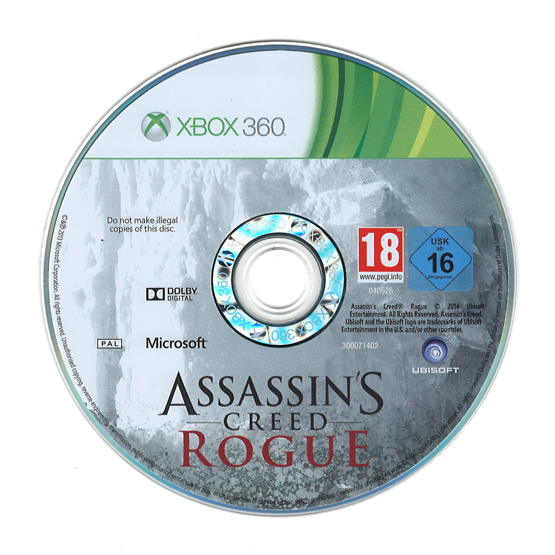 Assassin's Creed Rogue (losse disc)