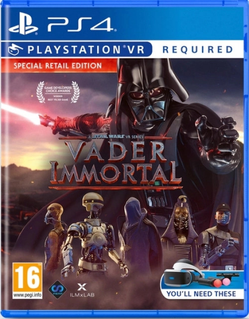 Perp Vader Immortal – A Star Wars VR Series, PlayStation 4, RP (Rating Pending), Fysieke media, Virtual Reality (VR)-headset nodig
