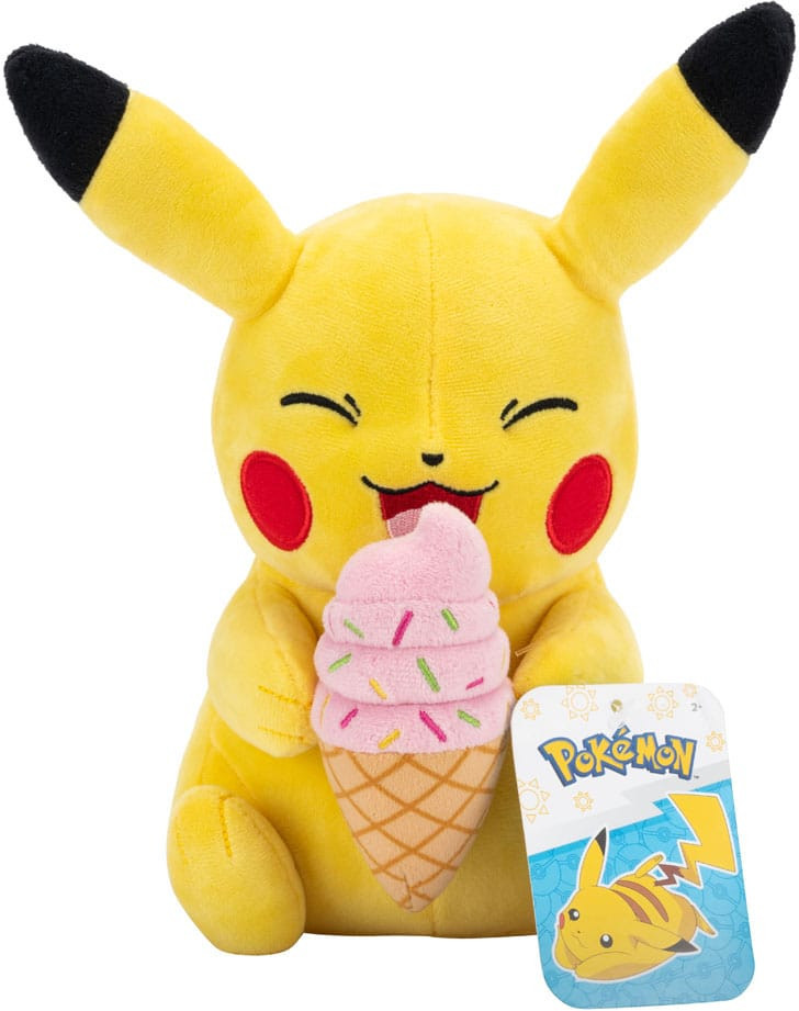Pokemon Pluche - Pikachu with Ice Cream afbeelding