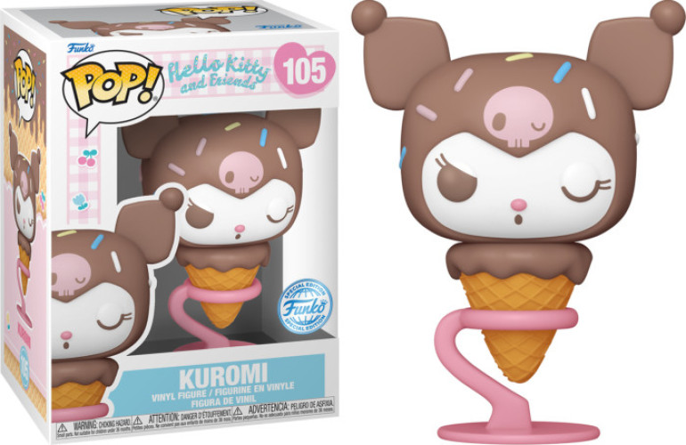 Hello Kitty and Friends Funko Pop Vinyl: Kuromi (105) afbeelding