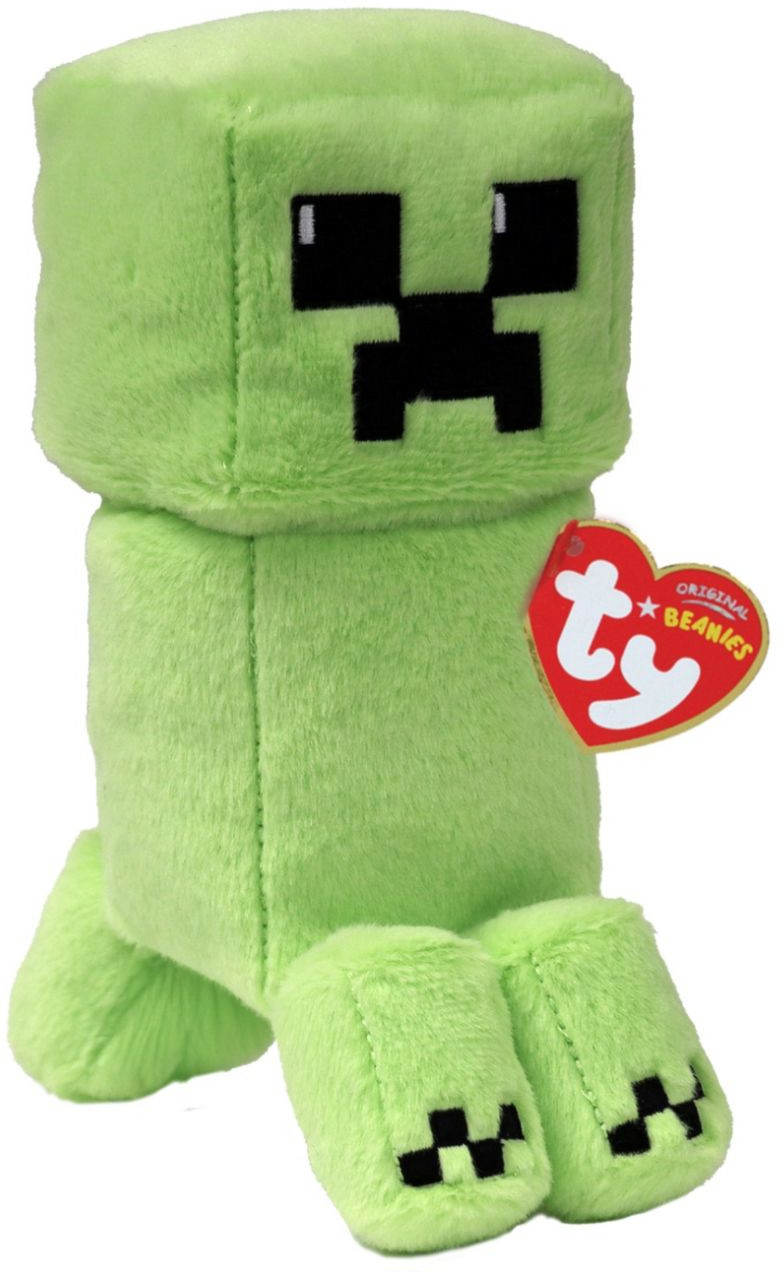 Minecraft - Beanie Babies Creeper 15cm Pluche