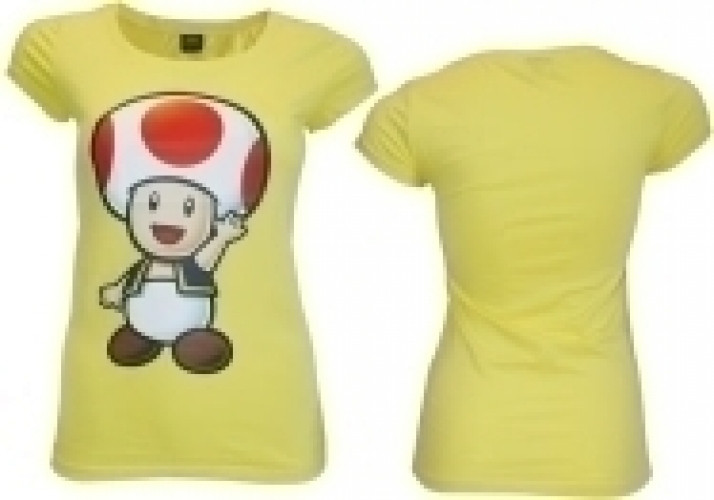 Image of Nintendo T-Shirt Yellow Toad (Girls)