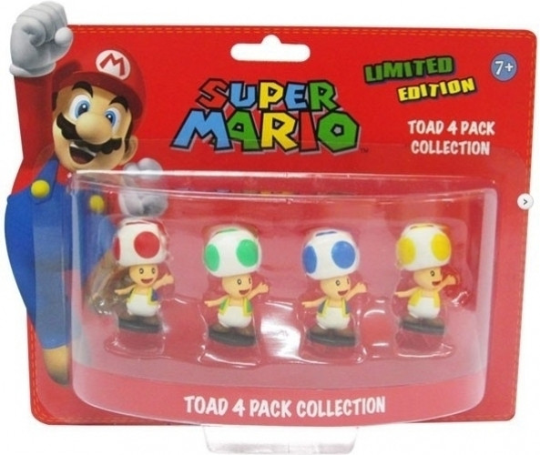 Toad Mini Figures 4 Pack