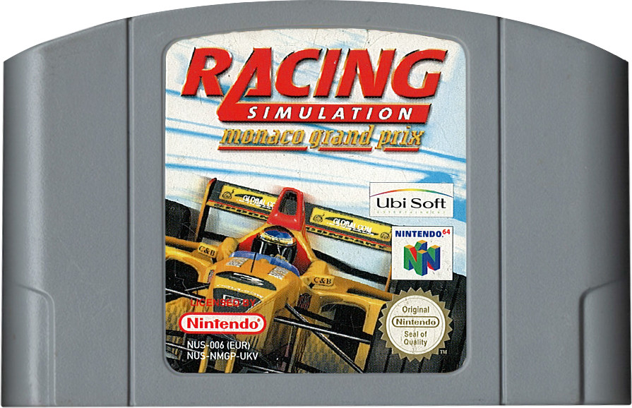 Racing Simulation Monaco Grand Prix (losse cassette)