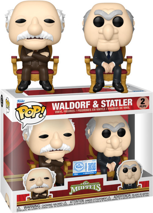 Disney The Muppets Funko Pop Vinyl: Waldorf & Statler 2-Pack (Special Edition) afbeelding