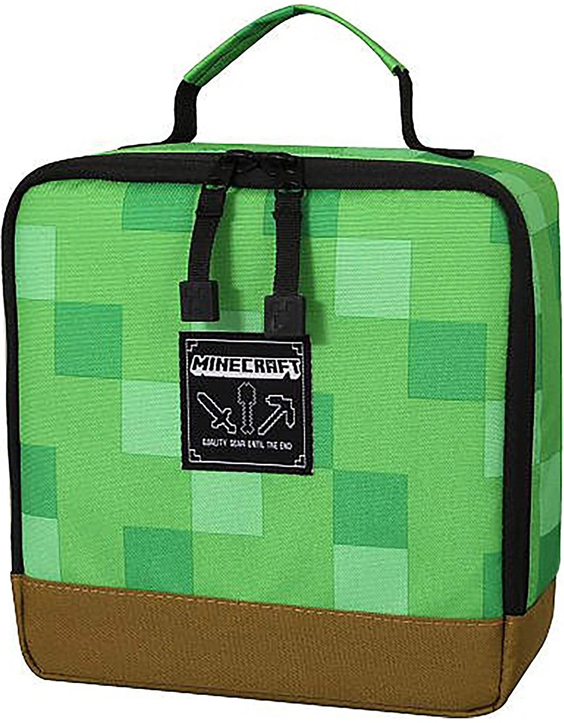 Minecraft Pixel Block Lunchbox Bag