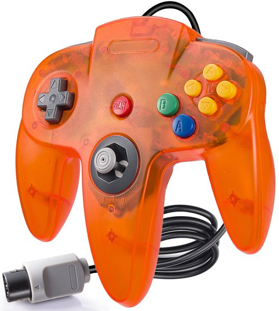 Nintendo 64 Controller Fire Orange (Teknogame)