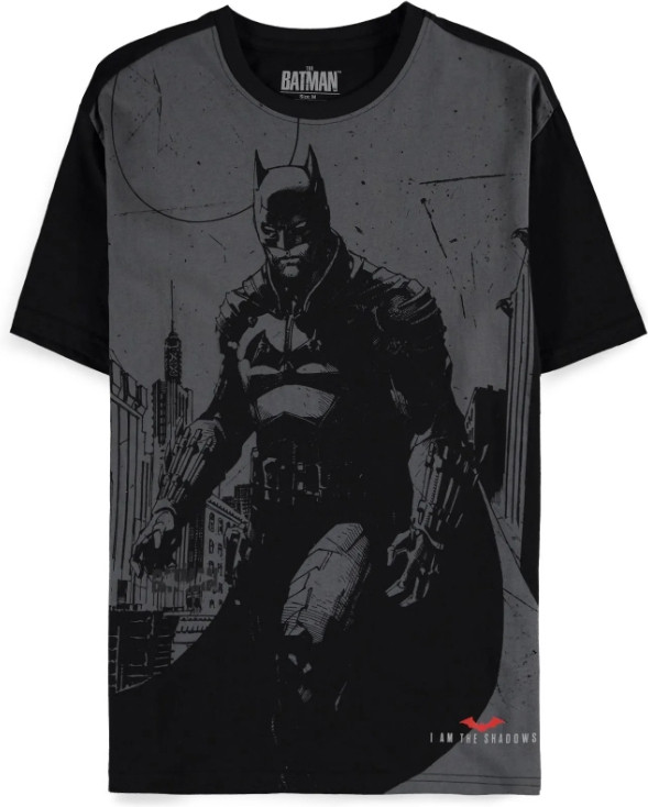 DC Comics Batman Heren Tshirt -2XL- The Batman Zwart/Grijs