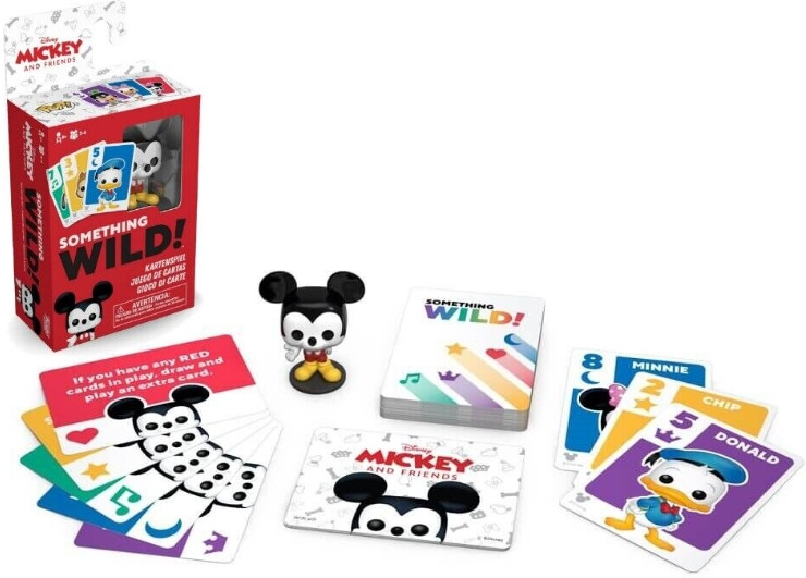 Mickey and Friends: Something Wild Card Game - French-English Version