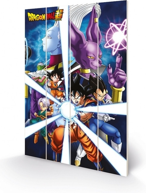 Wooden Art - Dragon Ball Super God of Destruction 59x40cm