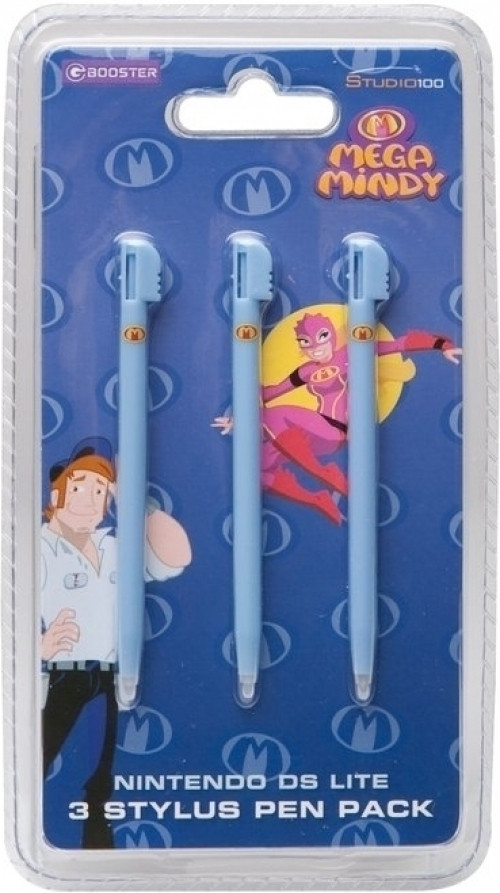 Image of Nintendo DS Lite 3 Stylus Pen Pack - Mega Mindy (Blauw)
