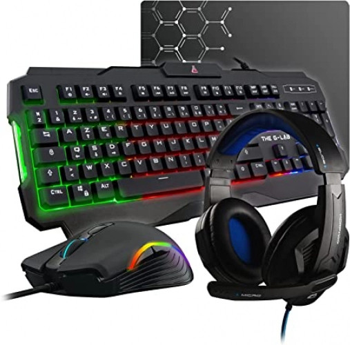 The G-Lab Argon E Gaming Combo - Keyboard, Mouse, Mouse Pad, Headset
