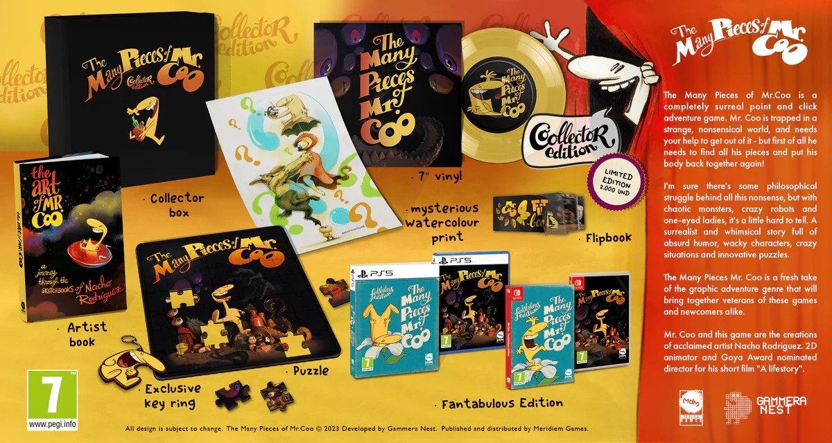 The Many Pieces of Mr. Coo: Collector Edition afbeelding
