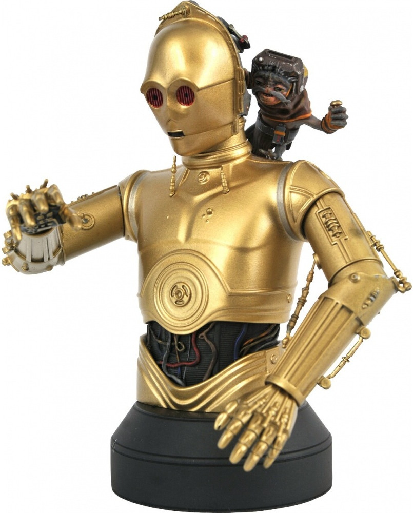 Diamond Select Toys Star Wars The Rise of Skywalker 1:6 Scale Mini Bust - C-3PO & Babu Frik