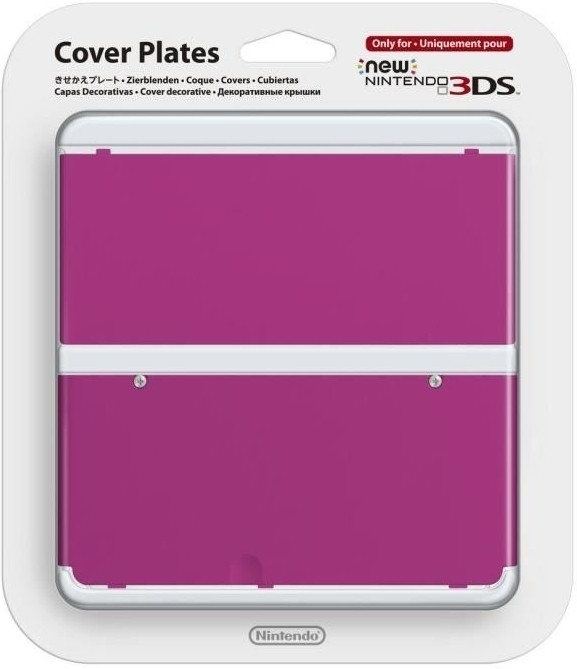 Image of Cover Plate NEW Nintendo 3DS - Pink